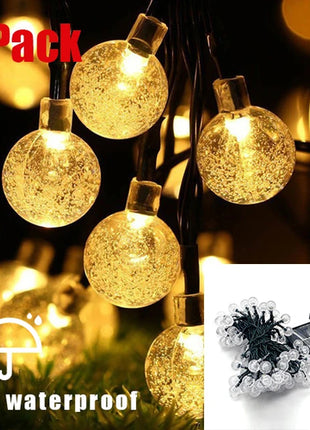 20～100 LED Solar Light Outdoor IP65 Waterproof String Fairy Lamps