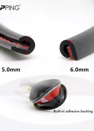 5M Benz Gadgets Car Door Protector Sealing Strip Edge Scratch PVC