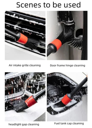 5pcs  Car Wash  Brush  Soft Brush Detail  Brush Small  Automotive