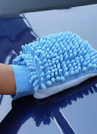 Car Wash Gloves Chenille Coral Fleece Gloves Washing Wiper Car