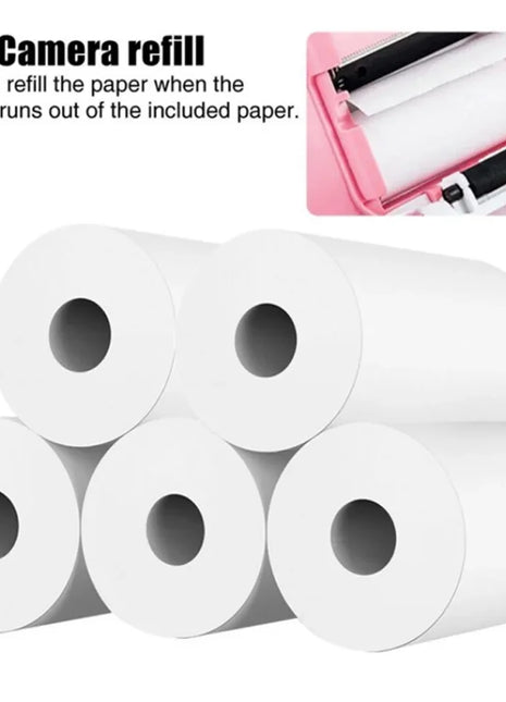 HD Mini Portable Printer Thermal Paper Universal 57mm Self-adhesive
