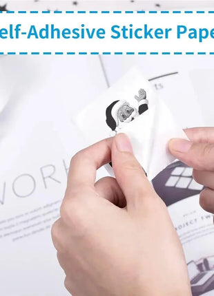HD Mini Portable Printer Thermal Paper Universal 57mm Self-adhesive