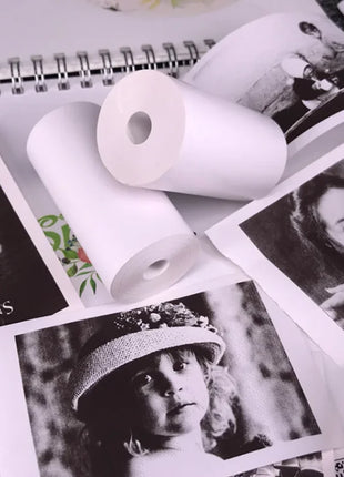 HD Mini Portable Printer Thermal Paper Universal 57mm Self-adhesive