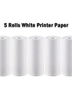 5pcs thermal paper