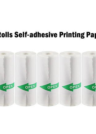HD Mini Portable Printer Thermal Paper Universal 57mm Self-adhesive
