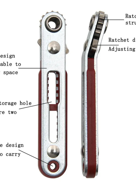 Multifunctional Bidirectional Forward and Reverse Ratchet Screwdriver
