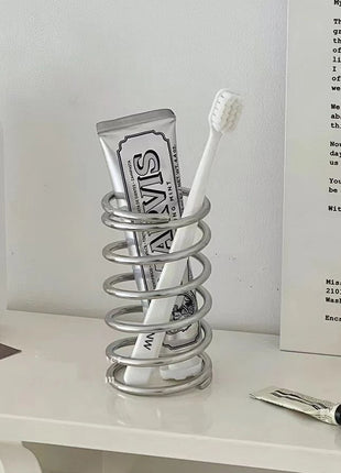 Stainless Steel Toothbrush Holder Metal Bathroom Accessories Tool for