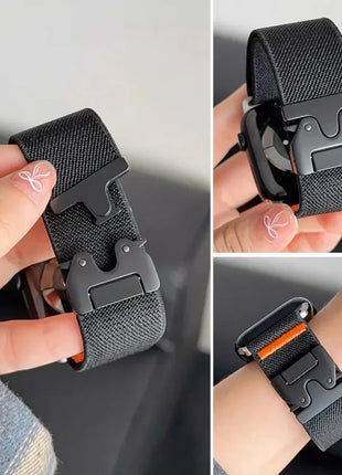 Nylon Strap for Apple Watch Ultra 2 Band 49mm 10 9 8 7 45mm 41mm 44mm
