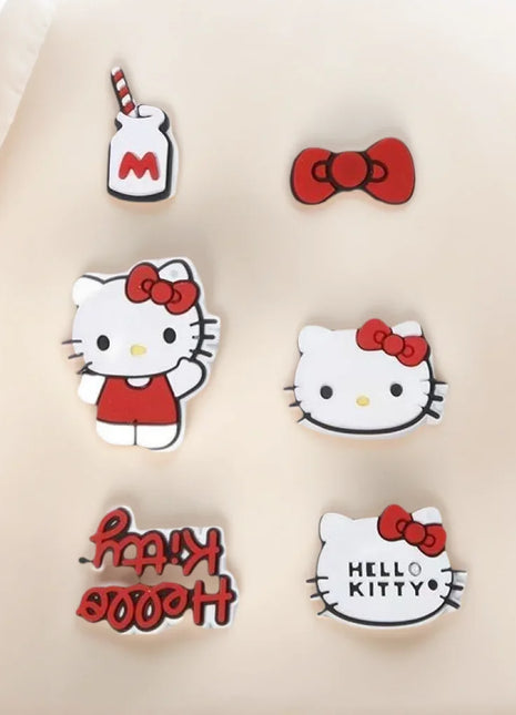 MINISO Sanrio Hello Kitty Shoe Charms DIY Detachable Hole Shoes