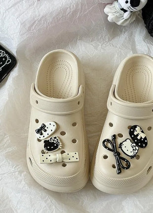 MINISO Sanrio Hello Kitty Shoe Charms DIY Detachable Hole Shoes