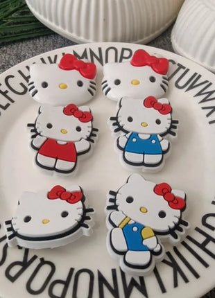 MINISO Sanrio Hello Kitty Shoe Charms DIY Detachable Hole Shoes