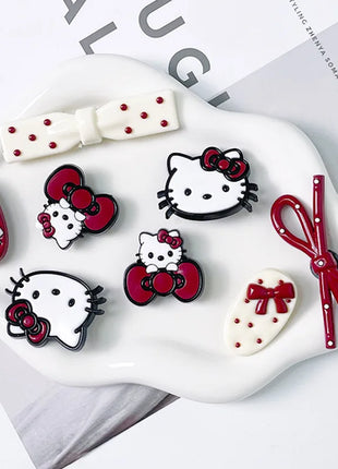 MINISO Sanrio Hello Kitty Shoe Charms DIY Detachable Hole Shoes