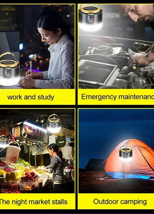 Portable Camping Light Power Bank LED Camping Lanterns Handheld