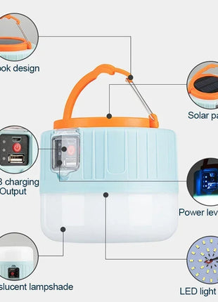 Portable Camping Light Power Bank LED Camping Lanterns Handheld