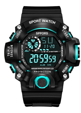 YIKAZE Men's LED Digital Watch Men Sport Watches Fitness Electronic