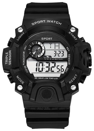 YIKAZE Men's LED Digital Watch Men Sport Watches Fitness Electronic