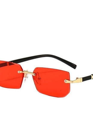Retro Korean Sunglasses Seaside Frameless Eyeglasse Anti UV400