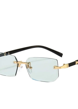 Retro Korean Sunglasses Seaside Frameless Eyeglasse Anti UV400