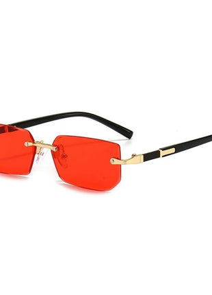 Retro Korean Sunglasses Seaside Frameless Eyeglasse Anti UV400