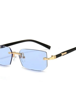 Retro Korean Sunglasses Seaside Frameless Eyeglasse Anti UV400