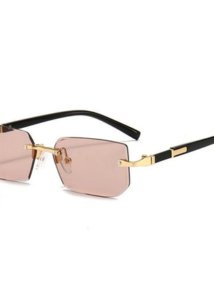 Retro Korean Sunglasses Seaside Frameless Eyeglasse Anti UV400