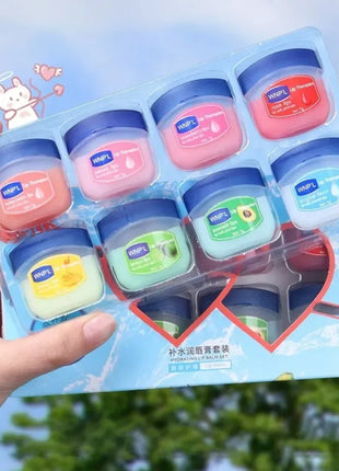 4/6/8pcs Moisturizing Lip Balm Set Whitening Moisturizing Base Natural