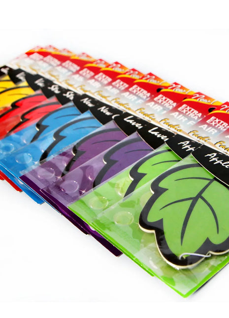 6PCS Car Air Freshener Natural Scented Tea Paper Auto Hanging Vanilla