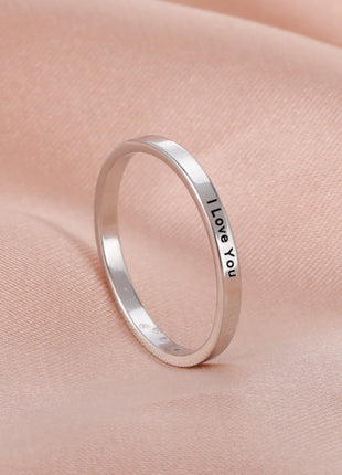 Personalized Name Ring Stainless Steel | Custom Rings Names