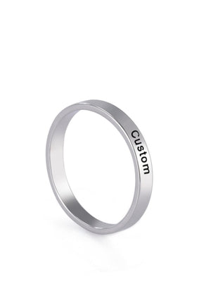 Personalized Name Ring Stainless Steel | Custom Rings Names