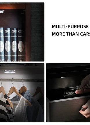 Car Interior Dome Light Finger Touch Sensor Mini LED Reading Lamp Car