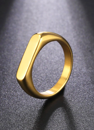 Engrave Name Finger Rings Personalized Custom Ring Gift For Woman Men