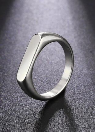 Engrave Name Finger Rings Personalized Custom Ring Gift For Woman Men