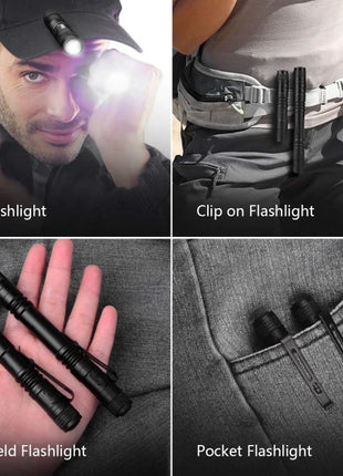 Mini Portable LED Pen Light Pocket Ultra Bright High Lumens Handheld