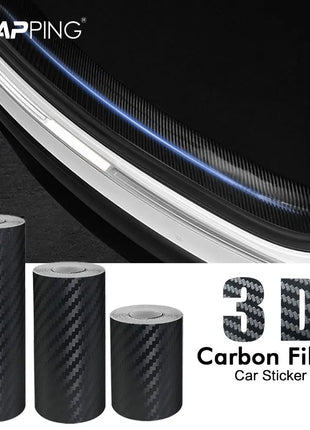 3D Carbon Fiber Car Sticker Anti-Scratch Waterproof Carbon Fiber Auto