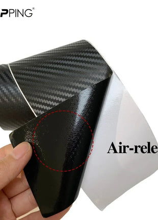 3D Carbon Fiber Car Sticker Anti-Scratch Waterproof Carbon Fiber Auto