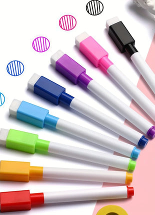 8pcs/Set Bullet Tip 11.3*1cm Small Size No Magntic Whiteboard Dry