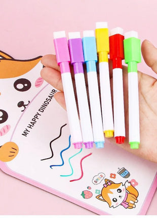 8pcs/Set Bullet Tip 11.3*1cm Small Size No Magntic Whiteboard Dry