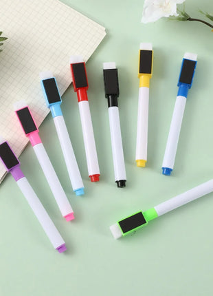 8pcs/Set Bullet Tip 11.3*1cm Small Size No Magntic Whiteboard Dry