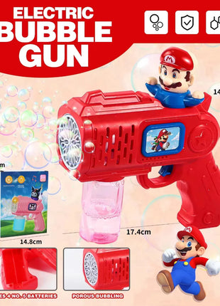 Hello Kitty Bubble gun Toy Electric Bubble Machine rocket Launcher
