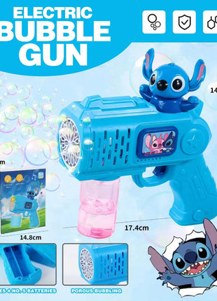 Hello Kitty Bubble gun Toy Electric Bubble Machine rocket Launcher