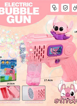 Hello Kitty Bubble gun Toy Electric Bubble Machine rocket Launcher