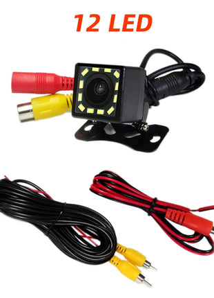 Wide Angle Car RearView Camera 4/8/12 LED Night Vision Reversing Auto