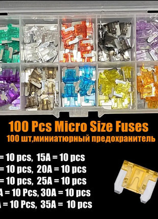 Medium Mini Auto Car Fuses 2A/3A/5A/7.5A/10A/15A/20A/25A/30A/35A Amp