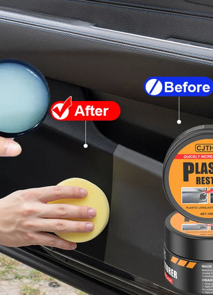 Car Plastic Restorer Back To Black Gloss Auto Interior Leather & Panel