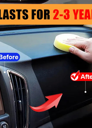 Car Plastic Restorer Back To Black Gloss Auto Interior Leather & Panel