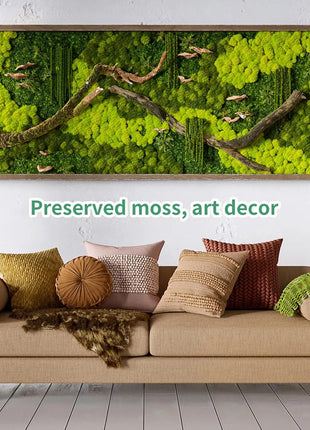 Artificial Green Plants Mini Landscape Eternal Life Moss Grass Fake