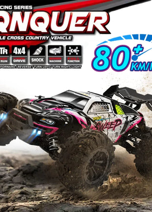 4WD 1:16 80KM/H Super Brushless 50KM/H Brushed RC Car 4x4 Off Road