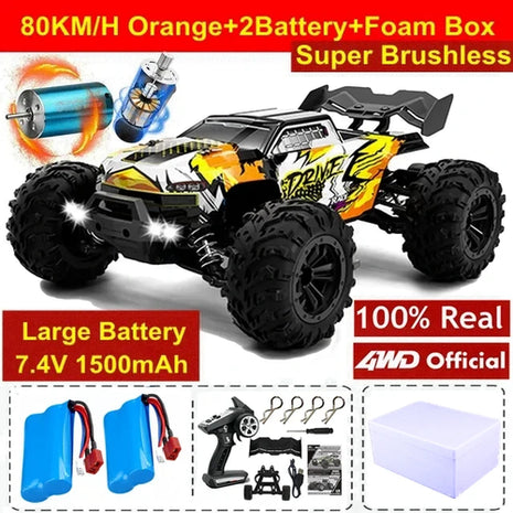 4WD Remote Control Car Off Road 4x4 RC High Speed Buggy Truck Super