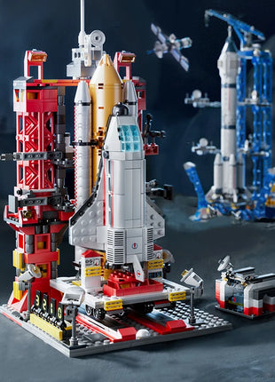 ToylinX Launch Center Lunar Lander Model Building Blocks Spaceship