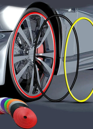 8M Universal Car Rim Protect Strip Wheel Edge Protector Car Wheel